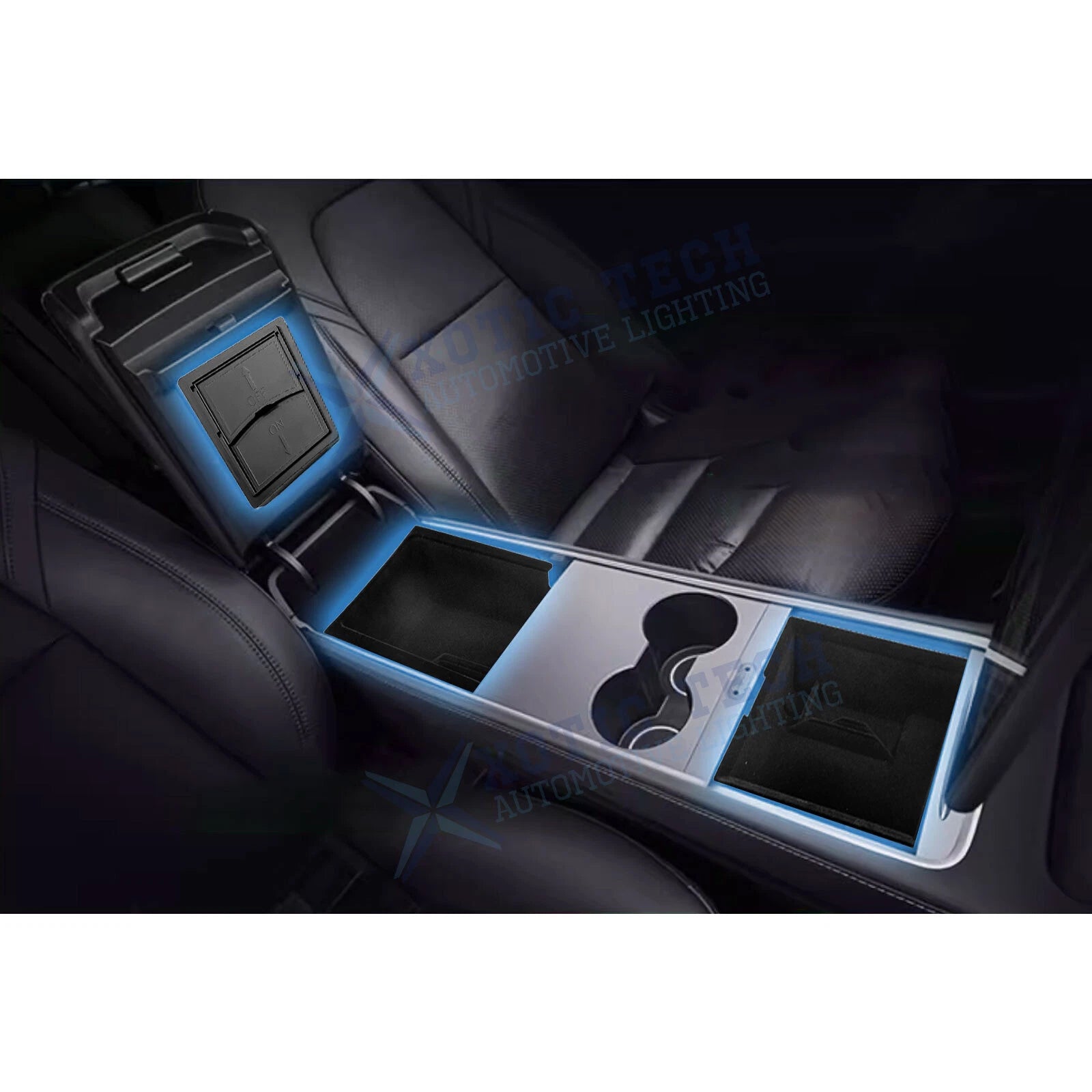 Center Console Armrest Tray Organizer for Tesla Model Y (2020-2024)