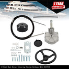 Boat Rotary Steering System for Outboard Motor (15 Feet)