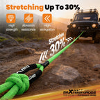 9m Kinetic Recovery Rope for Off-Road SUV Truck 4WD (11 Ton)