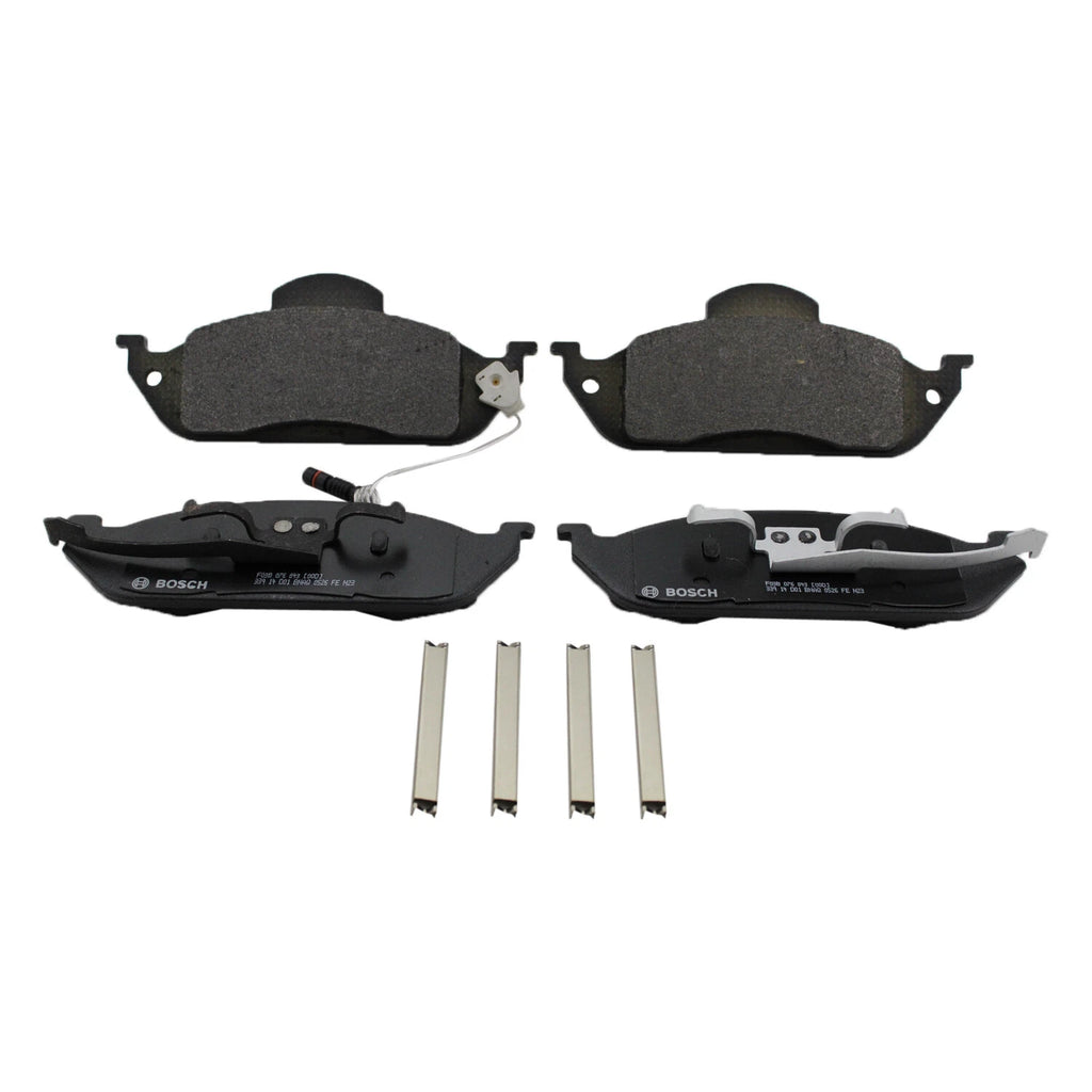 Set of 4 Bosch QuietCast Front Semi-Metallic Brake Pads for Mercedes W163 (1998–2005)