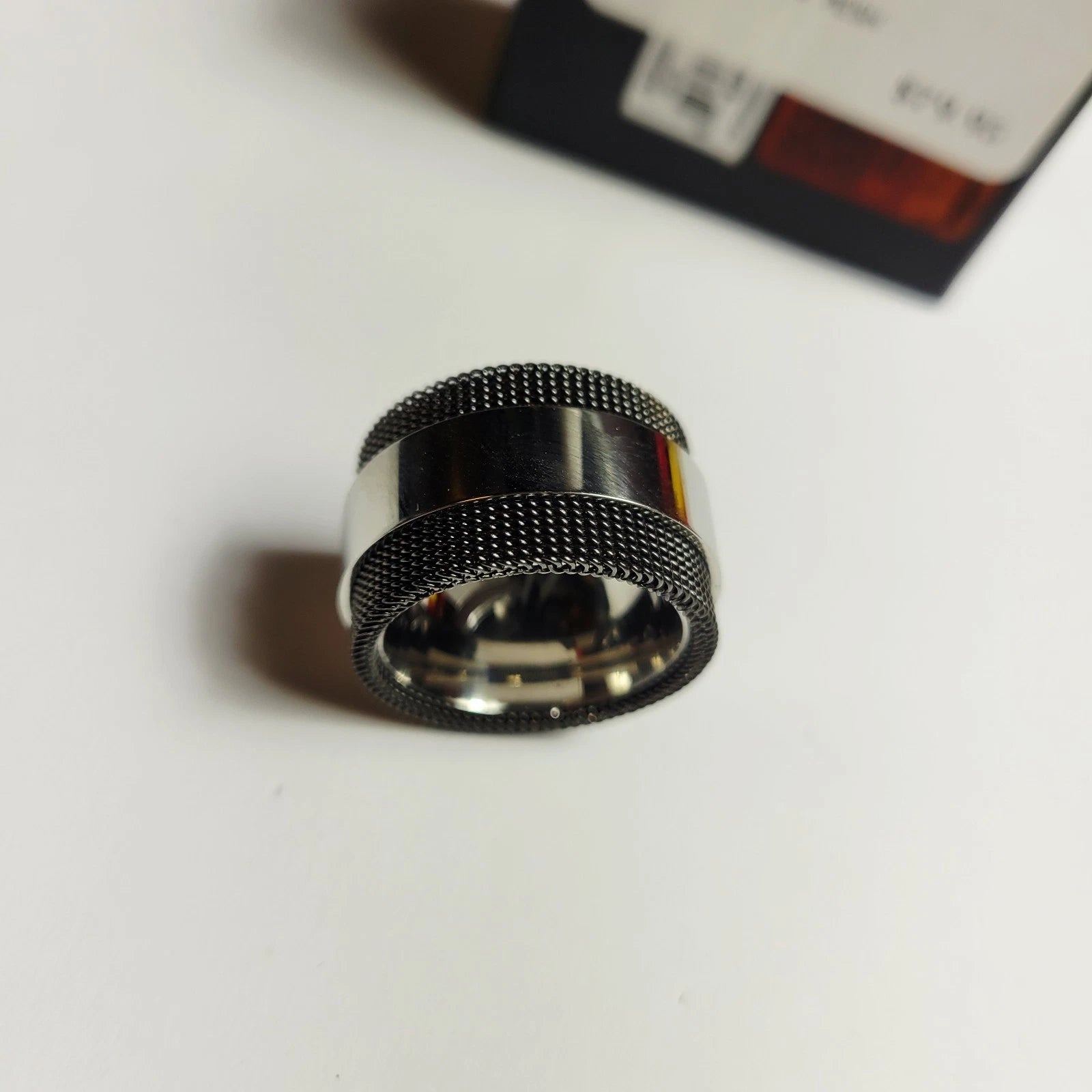 Stainless Steel B&S Mesh Ring for Harley-Davidson (Size 10, 34R00317-10)