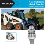 Hydraulic Flat Face Quick Coupler for Bobcat (6679837, 6680018)
