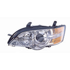 Replacement Chrome Driver Side Head Light Assembly For 2006-2007 Subaru Legacy