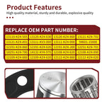 Rebuild Kit 54mm Piston Ring Needle Bearing Gasket for Honda CR125R (1992–1999)