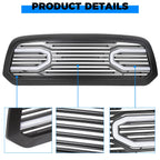Front Upper Grille Shell for Dodge Ram 1500 (2013–2018) - Black