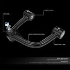 J2 Front Upper Control Arm + Balljoints for Tacoma 4WD (2005–2022)