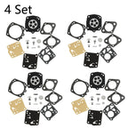 Set of 4 Carburetor Rebuild Kits for Homelite X-12 (RK-23HS, RK-17HS)