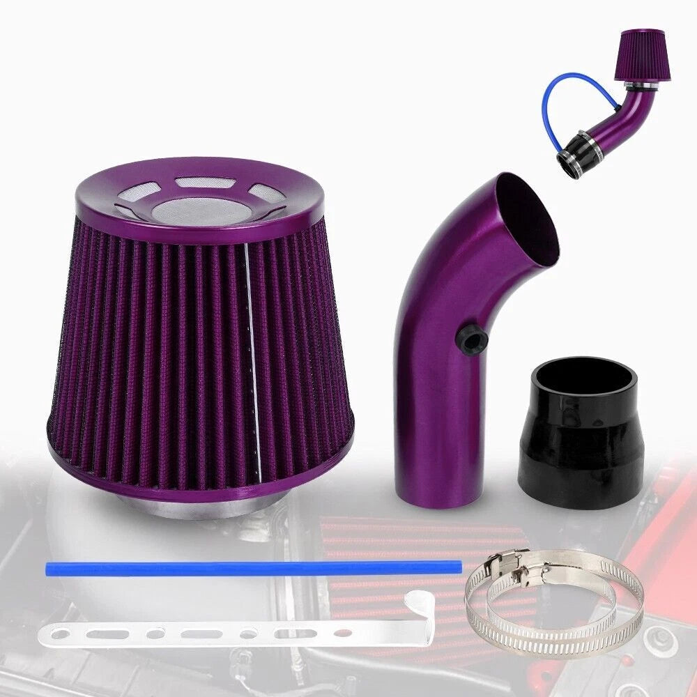 Cold Air Intake Filter Induction Kit for Car (76mm)