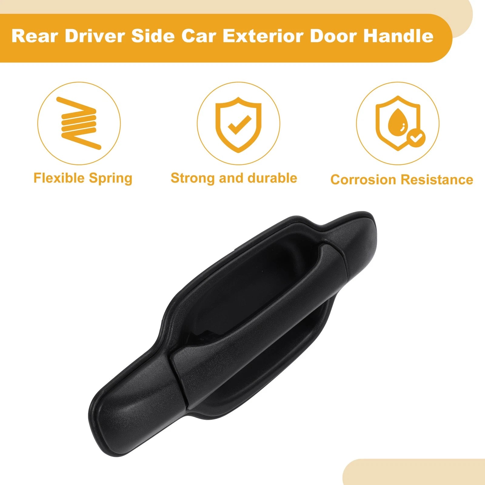 Rear Left Door Handle No. 25875523 for GMC Canyon  Black