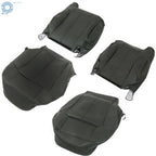 Set of 2 Seat Covers for Chevy Silverado & GMC Sierra (1999–2002) Graphite Leather