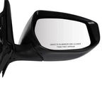 Right Side Door Mirror for Nissan Altima (2013–2018) Heated Power Adjust 5 Pins