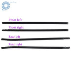 Rubber Window Weatherstrip Molding Trim for Honda Civic Sedan (2016–2019)