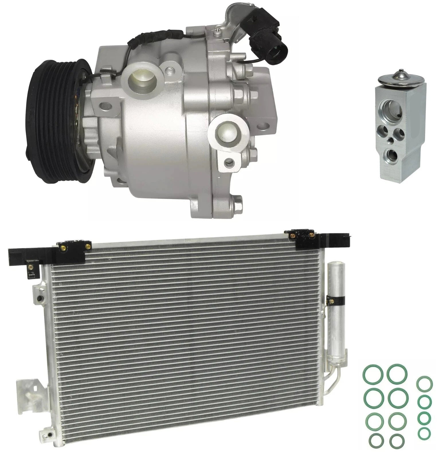 A C Compressor Kit With Condenser for Mitsubishi Outlander 2.4L (2012–2012)