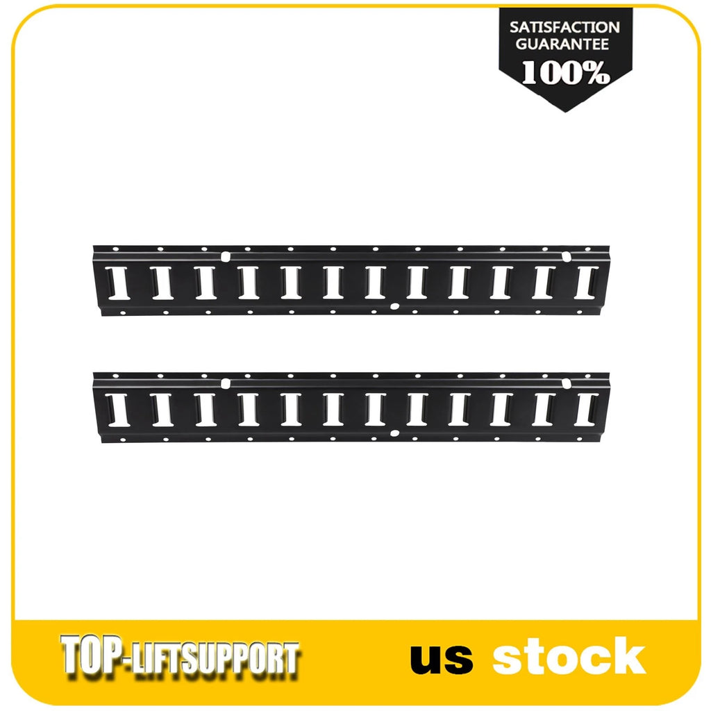 2X 3' E Track Tie Down Rail Kit for Garages Vans Trailers