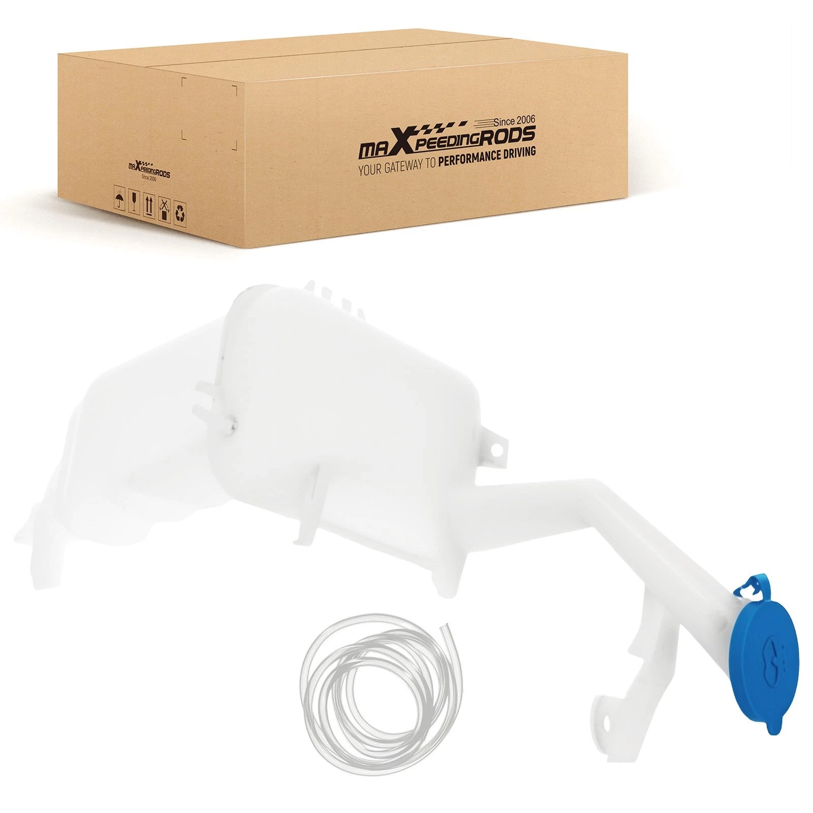 Front Washer Reservoir System for Nissan Versa (2012–2019) 289103AF1A Plastic White