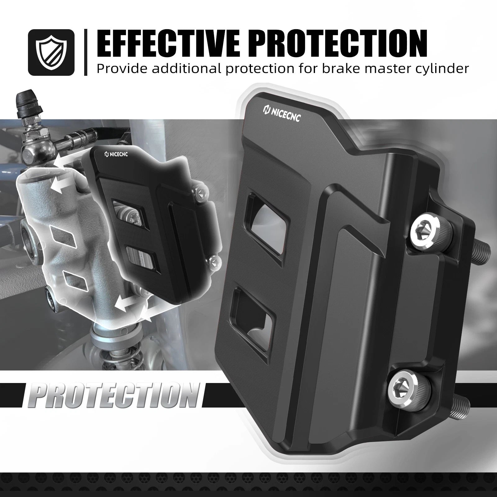 Rear Brake Master Cylinder Guard Protector for Stark Varg EX MX (2024–2026)