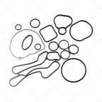 Oil Cooler Repair Seals Gaskets for Holden Cruze JG JH F18D4 1.8L