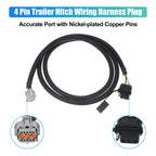 4 Way Flat Trailer Wiring Harness Plug for Nissan Frontier Xterra Pathfinder (2005–2022)