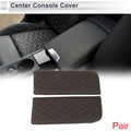 Center Console Cover Set of 2 for BMW X7 (2019–2023) Deep Brown