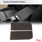 Center Console Cover Set of 2 for BMW X7 (2019–2023) Deep Brown