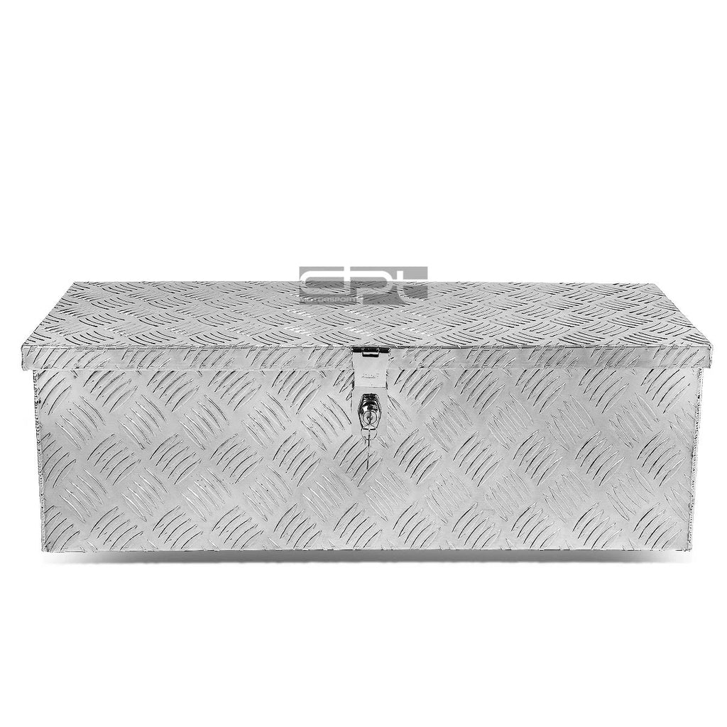 Aluminum Chrome Underbody Tool Box for Pickup Truck (30" x 13" x 10")