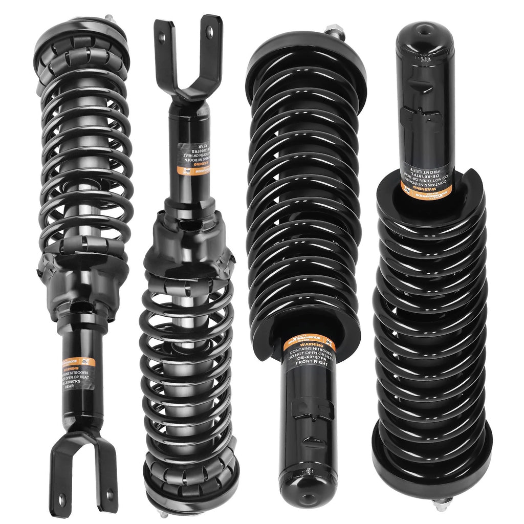 4x Front & Rear Struts for 1996 1997 1998 1999 2000 Honda Civic DX/EX/HX Coupe