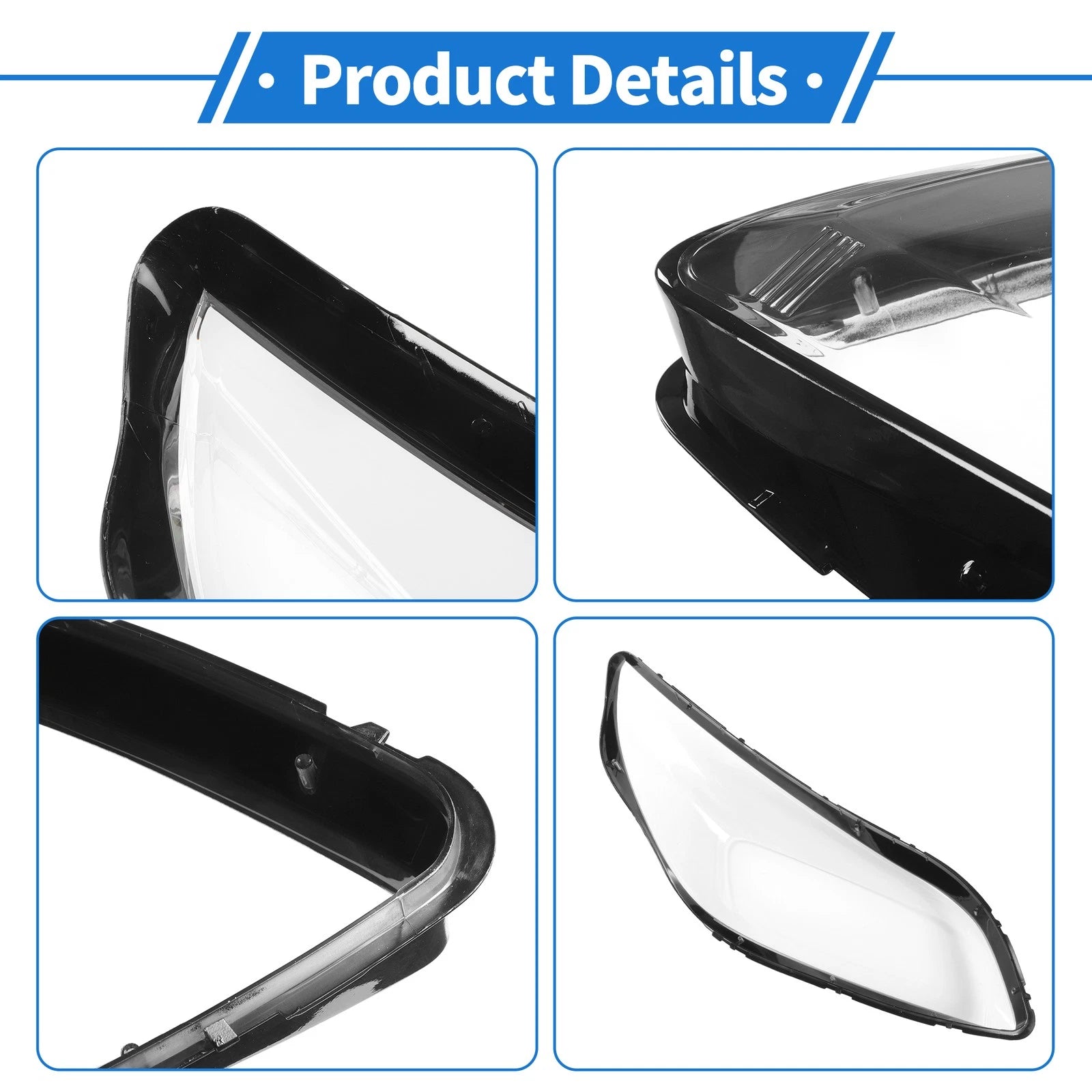 Headlight Lens Cover for Chevrolet Malibu (2013–2015) LT/LTZ/Eco