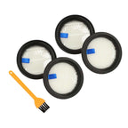 Set of 4 HEPA Filters for Tikom V500 Vacuum Cleaner