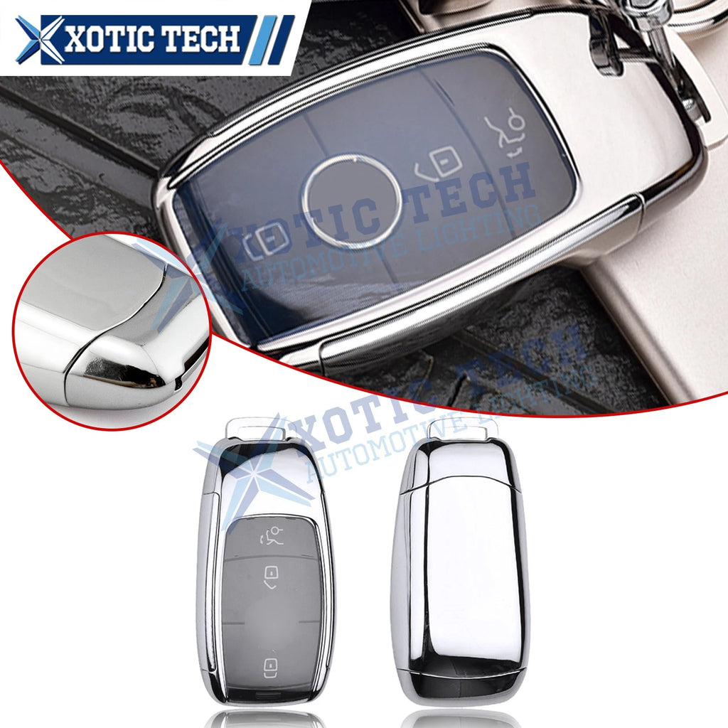 TPU Full Sealed Smart Key Fob Shell for Mercedes E-Class (2017–2018)