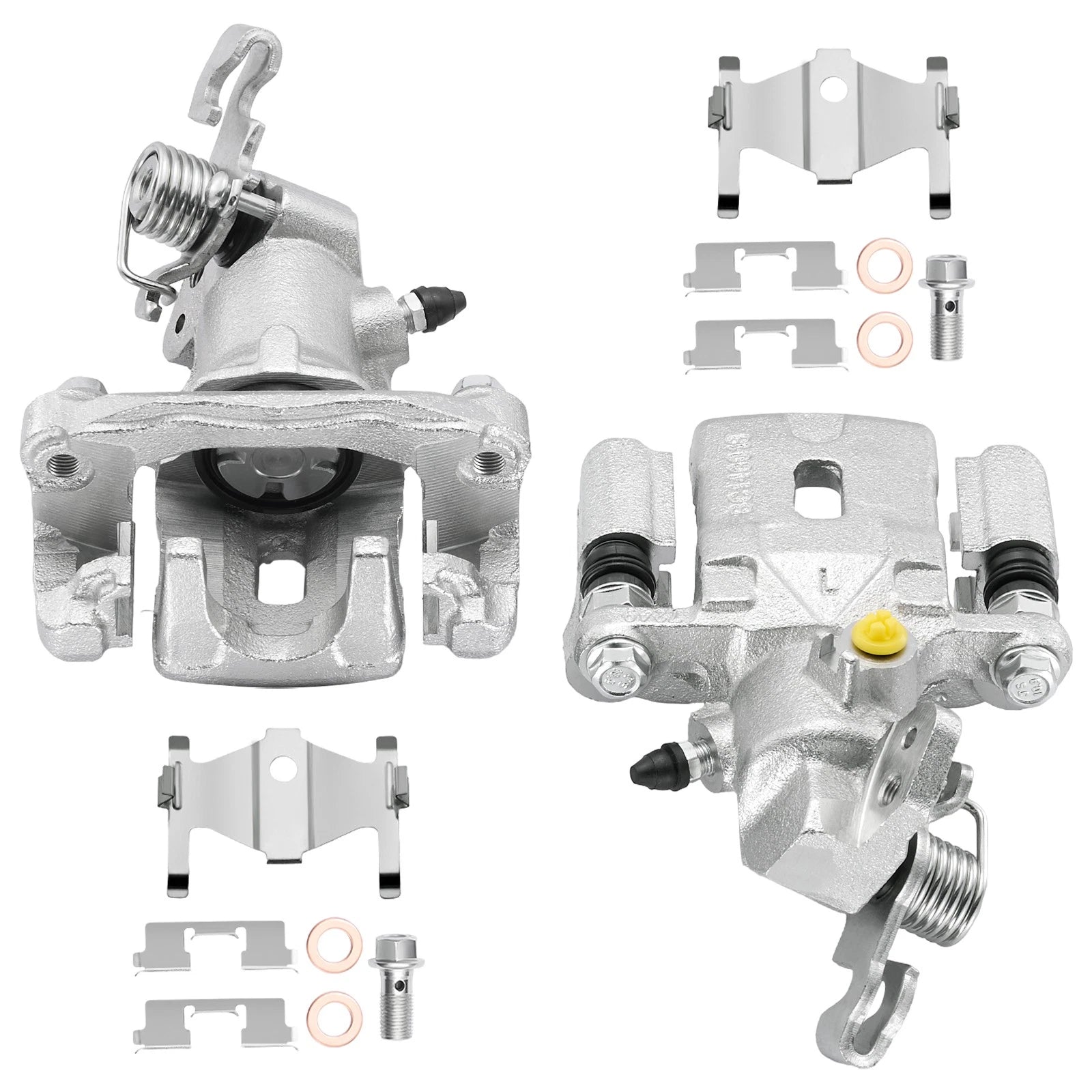 Pair Rear Brake Calipers for Hyundai Elantra (2001–2004) Kia Spectra (2000–2004)