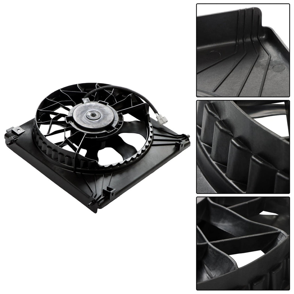 Left Side Radiator Cooling Fan with Shroud for Tesla Model S (2012–2020)