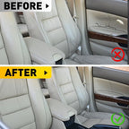 Beige Leather Front Door Panel Cover Skin for Honda Accord Sedan (2008–2012)