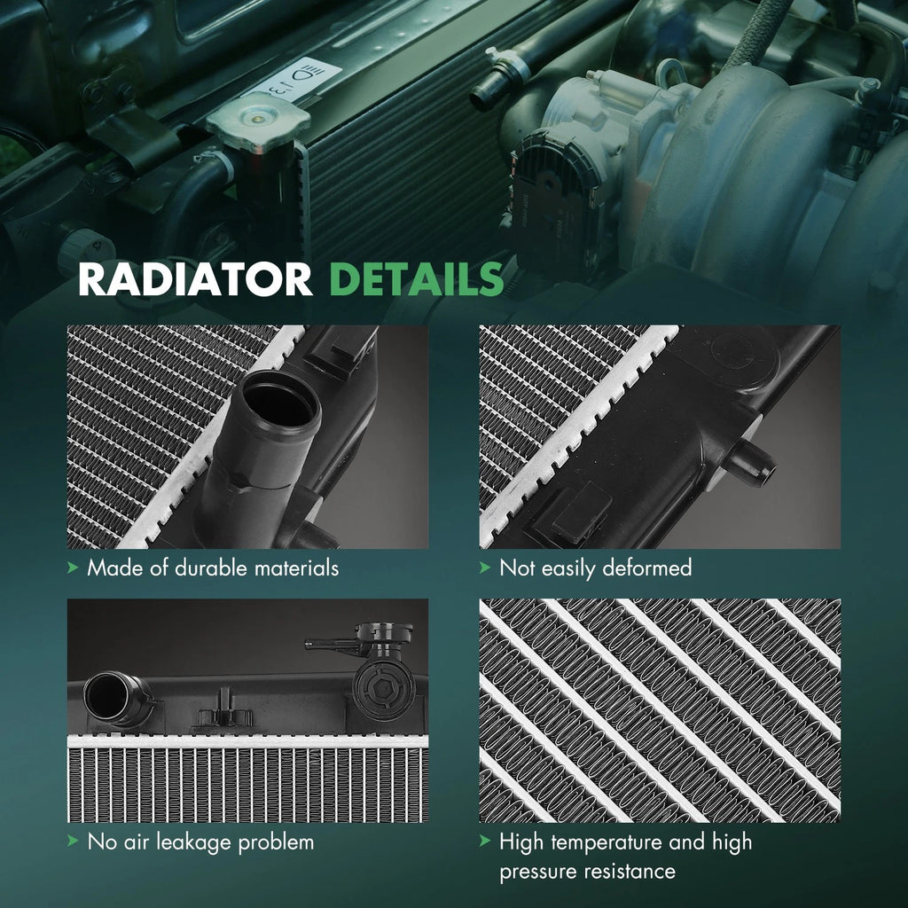 Aluminum Radiator for Toyota Highlander (2017–2019)