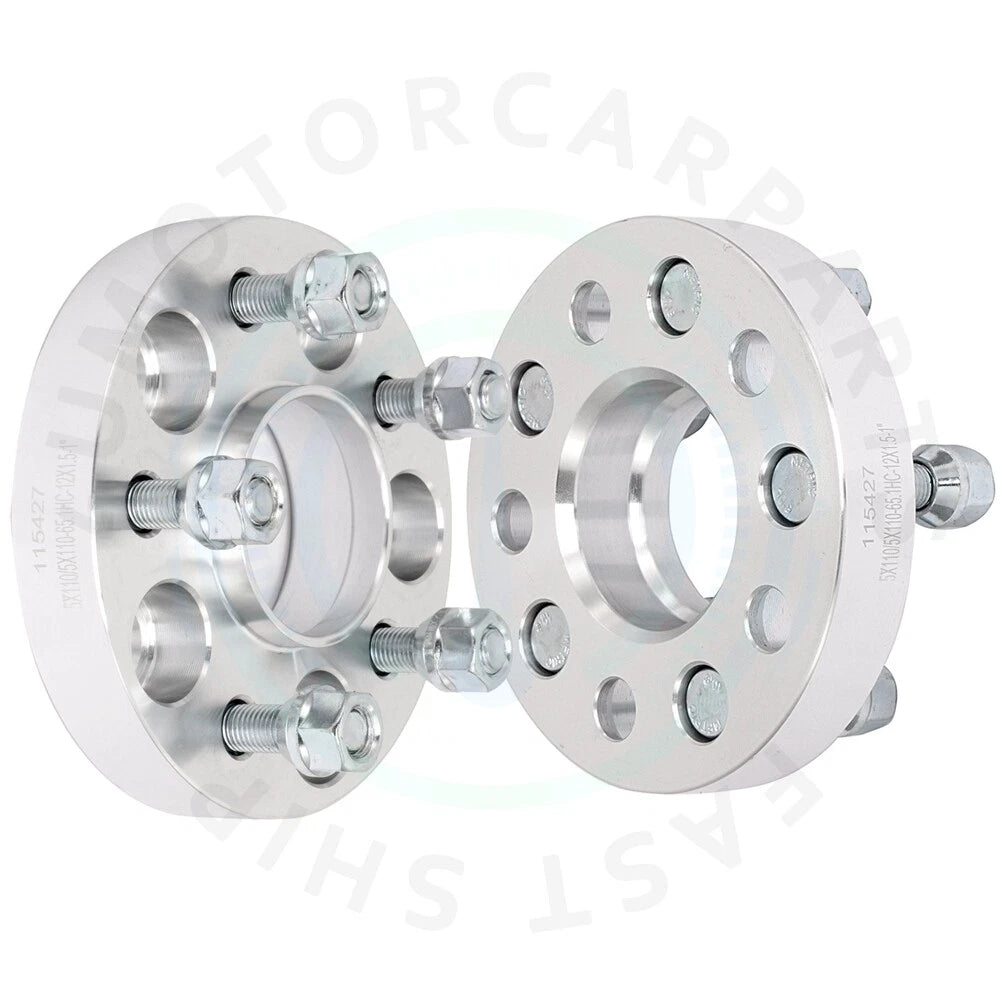 Set of 2 Wheel Spacers for Chevrolet Malibu Cobalt  1" 5x110