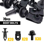 Body Bolts & U-nut Clips for Toyota (2000–2023)