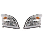 Chrome Headlights for Toyota Prado GRJ120 KDJ120 KZJ120 2003~2009 Pair