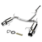 Dual 4.5" Rolled Tip Muffler Catback Exhaust for Honda Accord 1998–2002