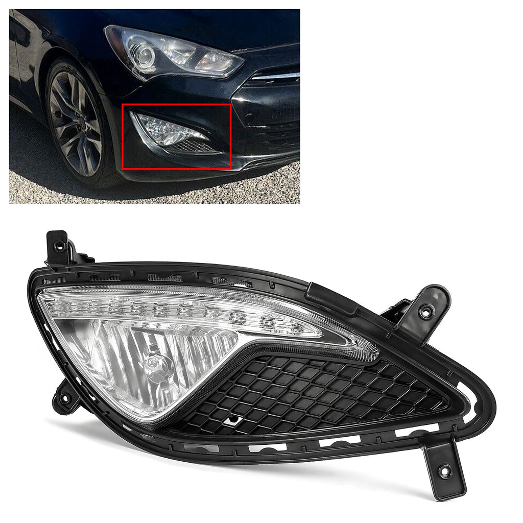 Fog Light Lamp Set for Hyundai Genesis Coupe (2013–2017)