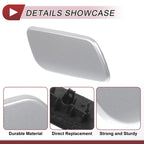 Front Right Washer Nozzle Cover Cap for Subaru Forester (2016–2018) Silver Tone