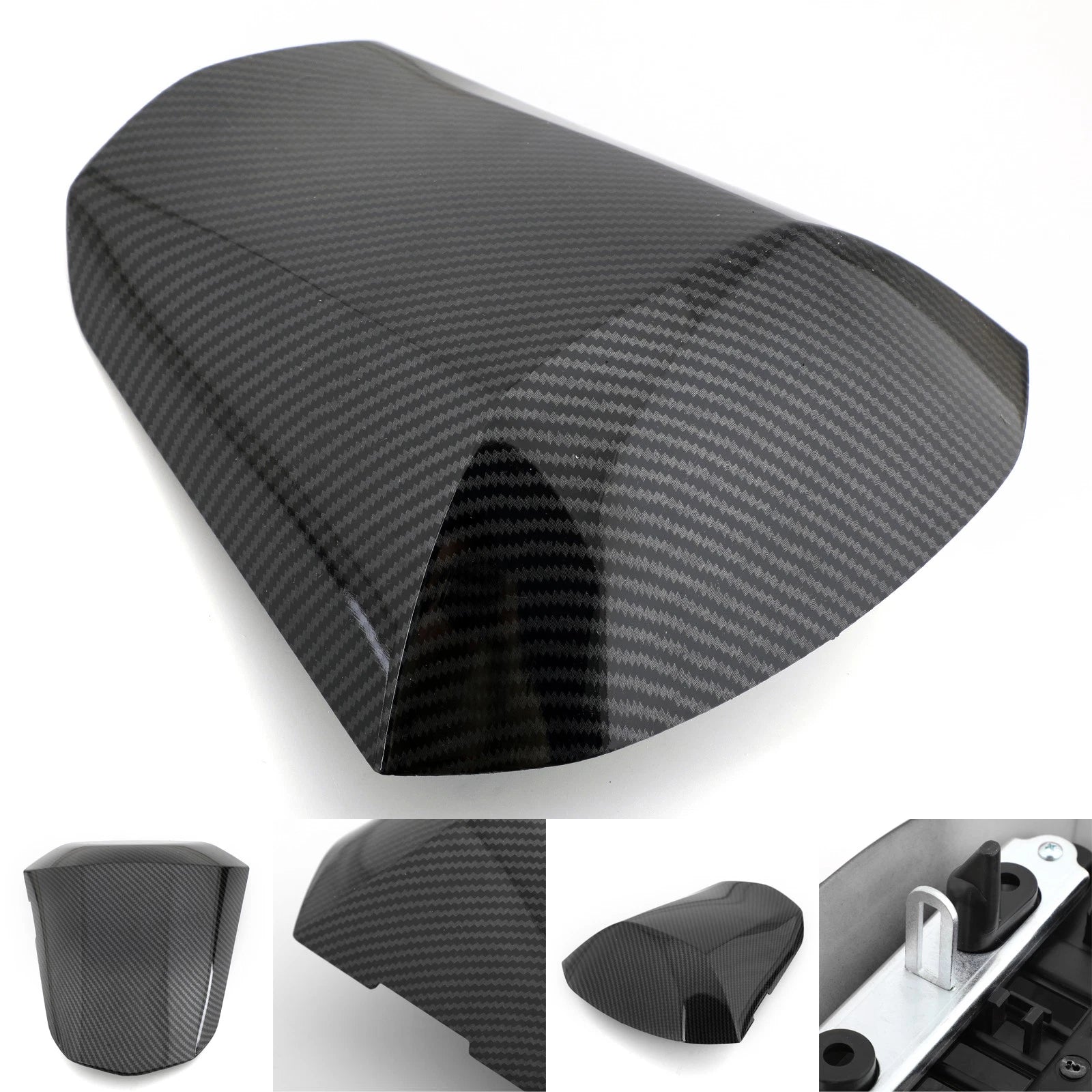 Passenger Rear Seat Cover Cowl for Suzuki GSXR GSX-R 1000 1000R (2017–2024) Carbon #3