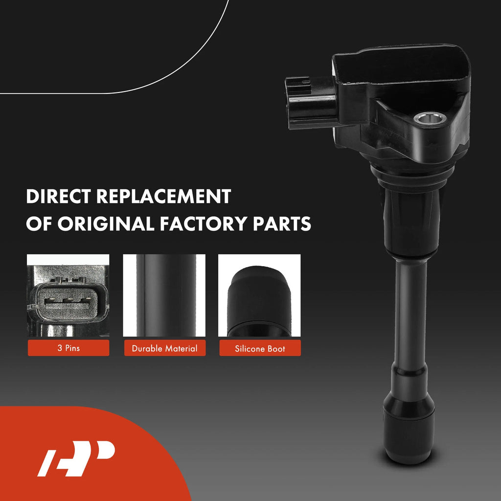 Set of 8 Ignition Coils & Iridium Spark Plugs for Nissan Armada (2017–2022)