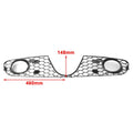 Honeycomb Front Lower Bumper Mesh Fog Light Grille for VW Golf 6 Mk6 Jetta (2009–2014)