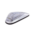 Cab Light Amber LED Clear Lens Chrome Housing for Jeep Wrangler (1997–2006)
