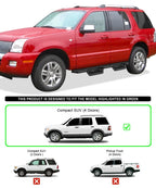 Stainless Steel Pocket Steps for Ford Explorer (2006-2010)