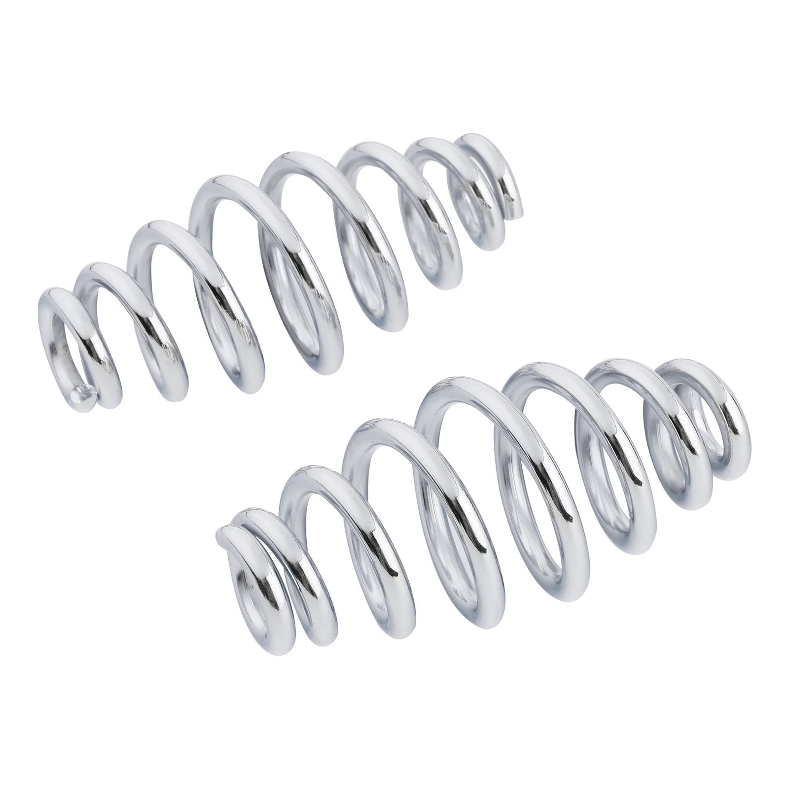 4" Barrel Coiled Solo Seat Spring for Harley Sportster Chrome
