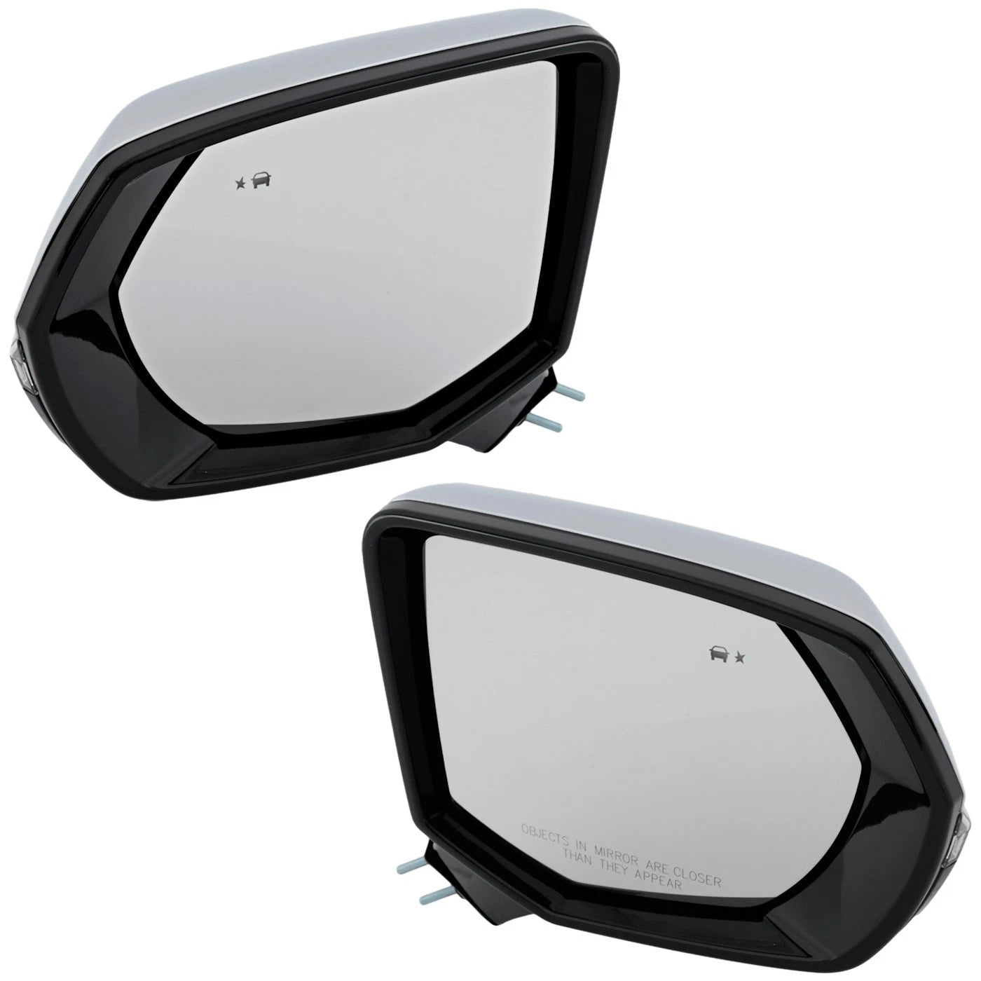 Set of 2 Heated Mirrors for Chevy Yukon
