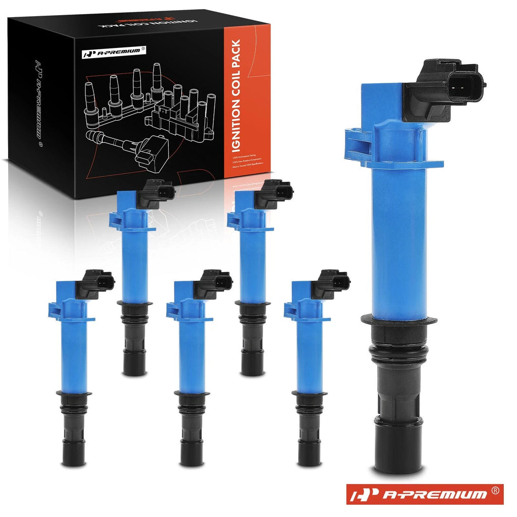 6X Blue Ignition Coil for Jeep Grand Cherokee (2005–2008) Dodge Ram 1500