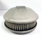 Oval Air Cleaner 12 Inch Finned Replacement for Universal Hot Rod (1960–2025)