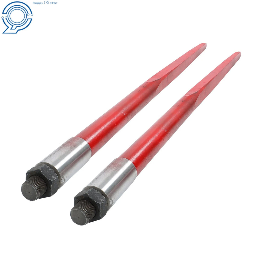 2Pcs Hay Bale Spear for Tractors (49", 4500lbs Capacity)