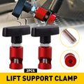 2X Engine Hood Lift Rod Support Clamp for